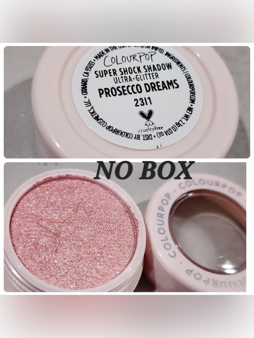 Colourpop Limited Edition Supershock Eyeshadow | Prosecco Dreams